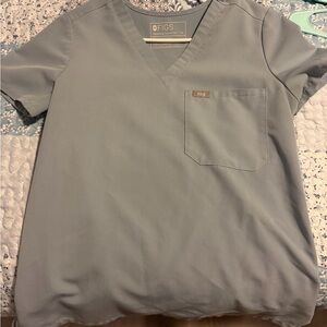 Figs Women's slate blue scrub top